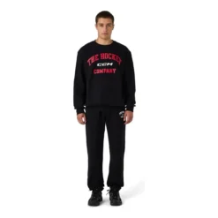 CCM Tröja Athleisure Fleece Sr Black