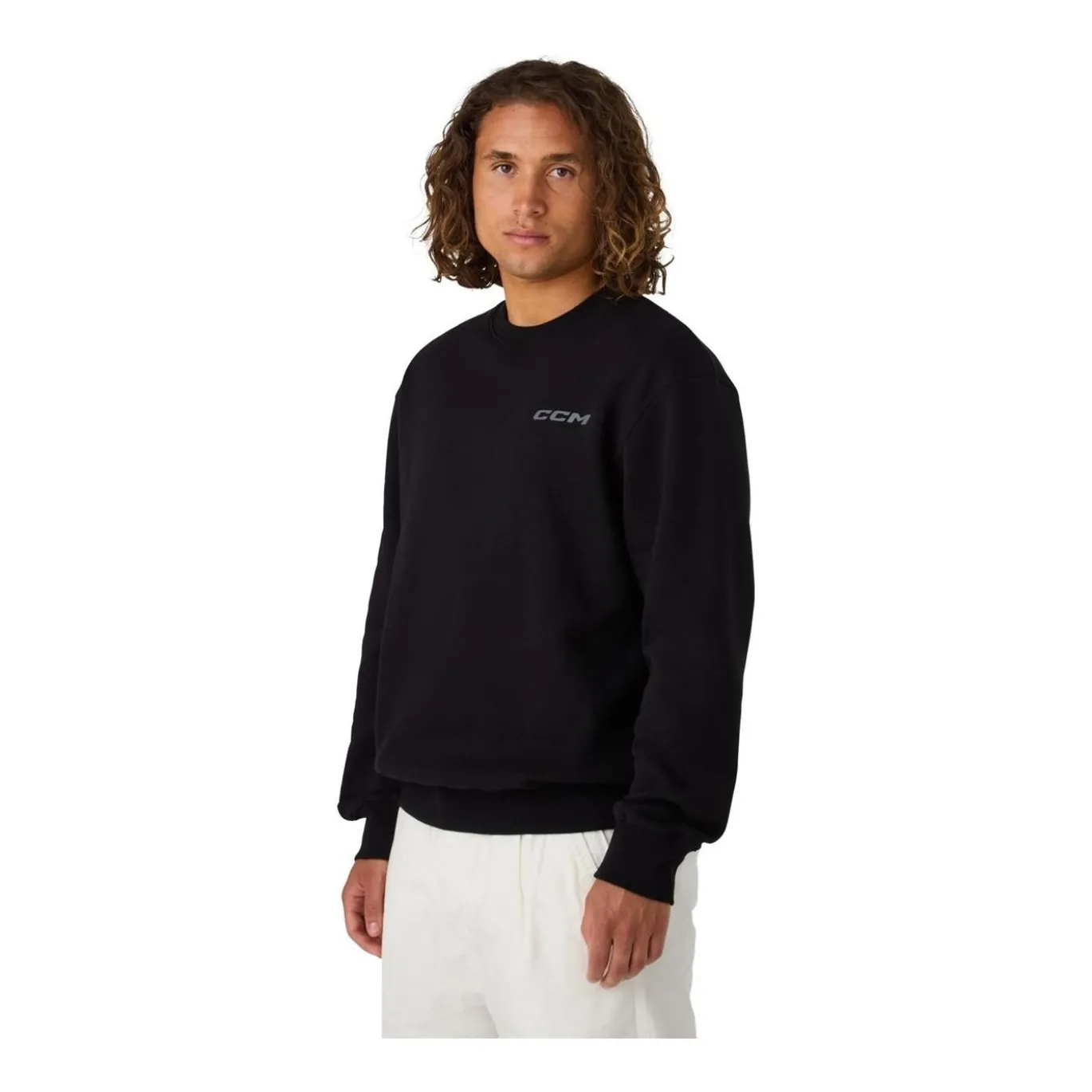 CCM Tröja Casual Fleece Sr Black