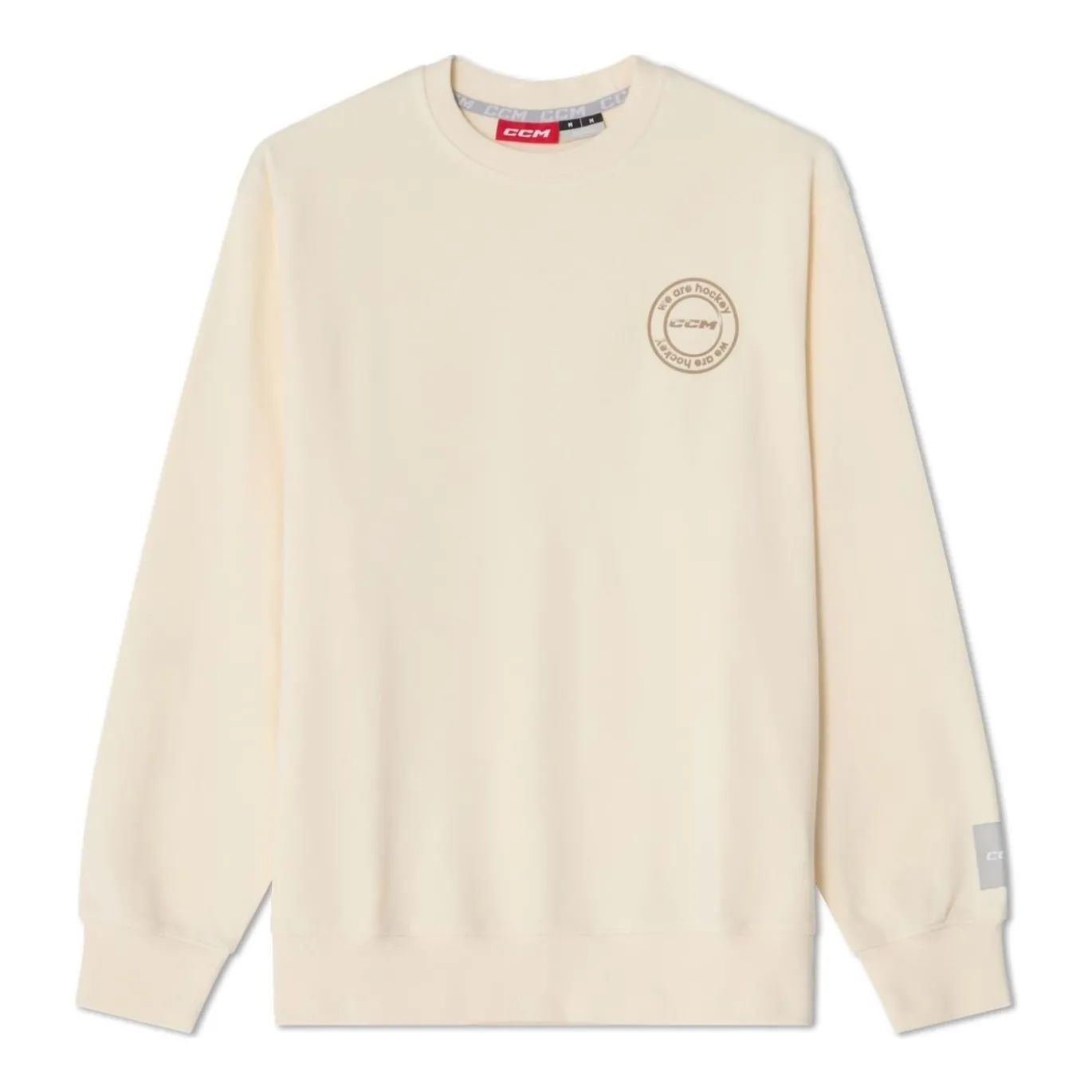 CCM Tröja Crew Neck We Are Hockey Sr Egret