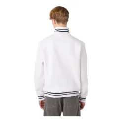 CCM Tröja Stripe Quarter Zip Sr White