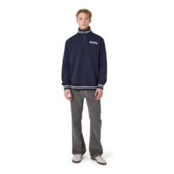 CCM Tröja Stripe Quarter Zip Sr Navy