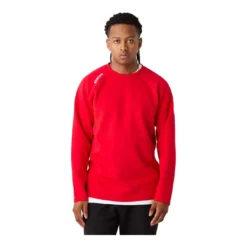 CCM Tröja Tech Fleece Crew Neck Jr Red