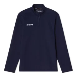 CCM Tröja 1/4 Zip Team Locker Room Sr Navy