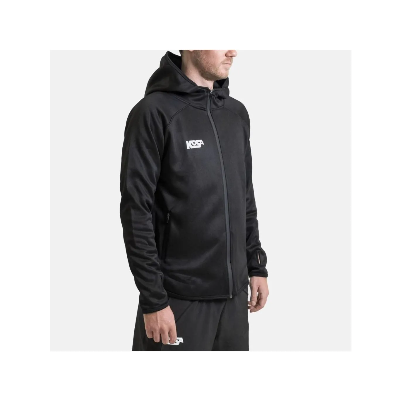Kosa Zip Hoodie Jr Black