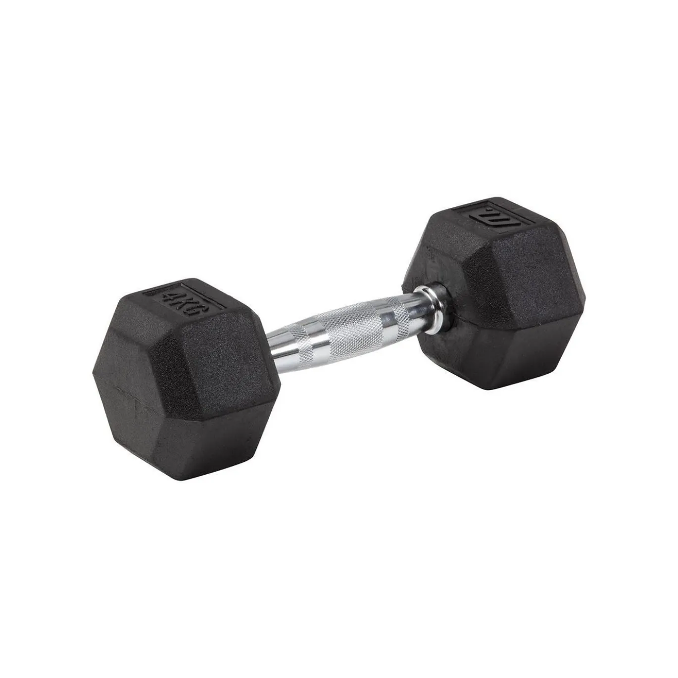 Master Fitness Hantlar Hex Gummi / Krom