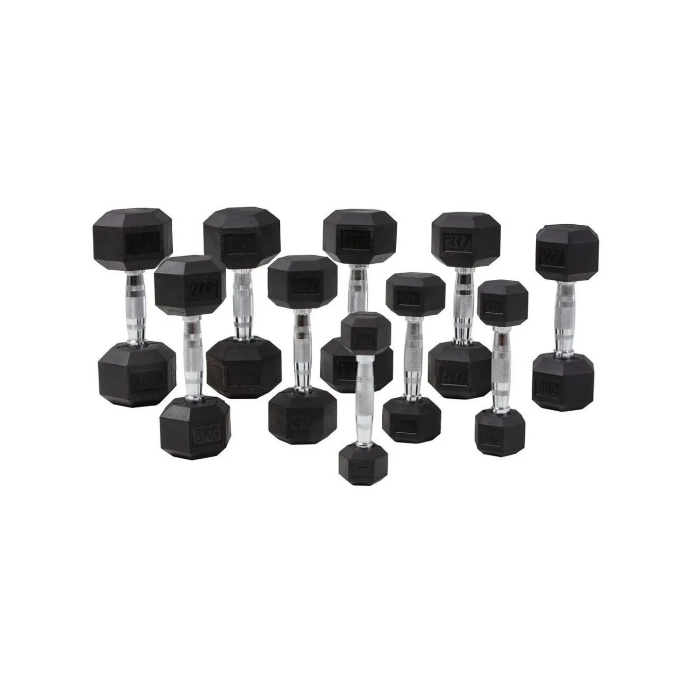 Master Fitness Hantlar Set Hexagon 1-10 Kg