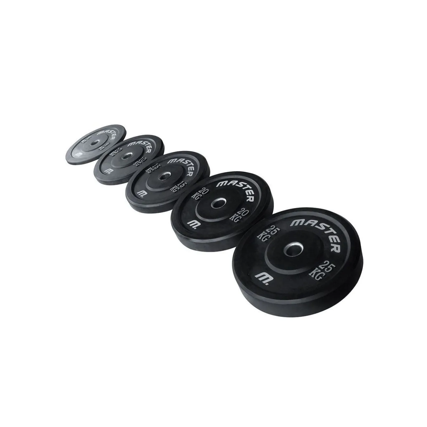 Master Fitness Viktskiva Bumper Viktpaket Bumper 120 Kg