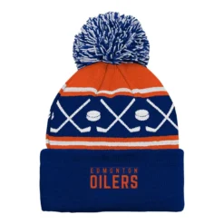Outerstuff Mössa Face-Off Pom Yth Edmonton Oilers