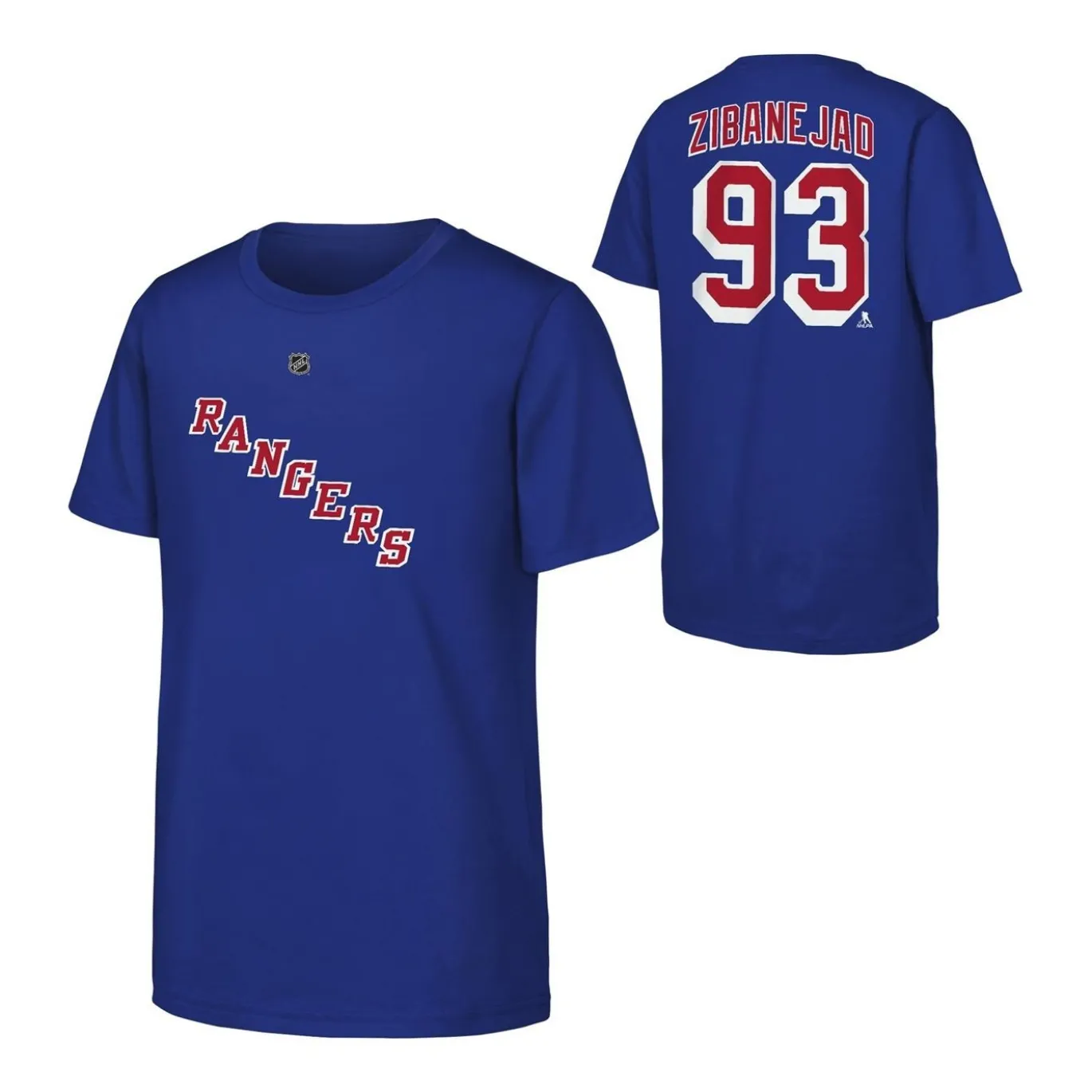 Outerstuff T-Shirt Name & Number Jr Mika Zibanejad