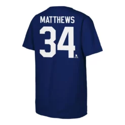 Outerstuff T-Shirt Name & Number Jr Auston Matthews
