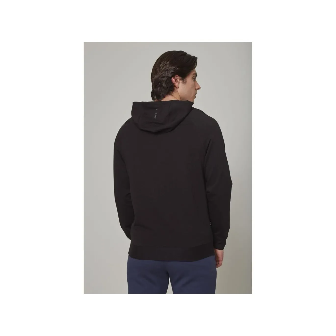 TRUE Hoodie Terry Graphic Sr Black