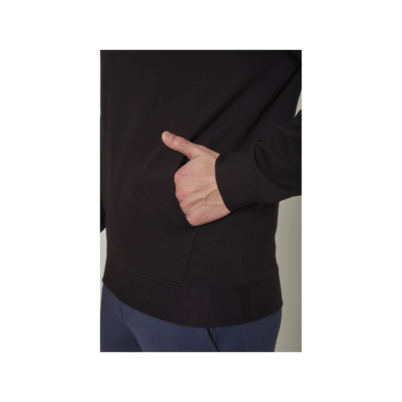 TRUE Hoodie Terry Graphic Sr Black