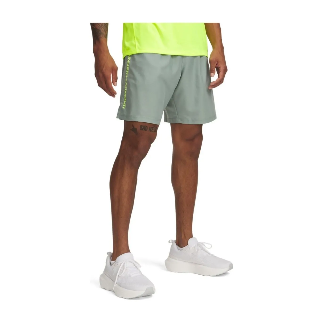 Under Armour Shorts Tech Woven Wordmark Silica Green