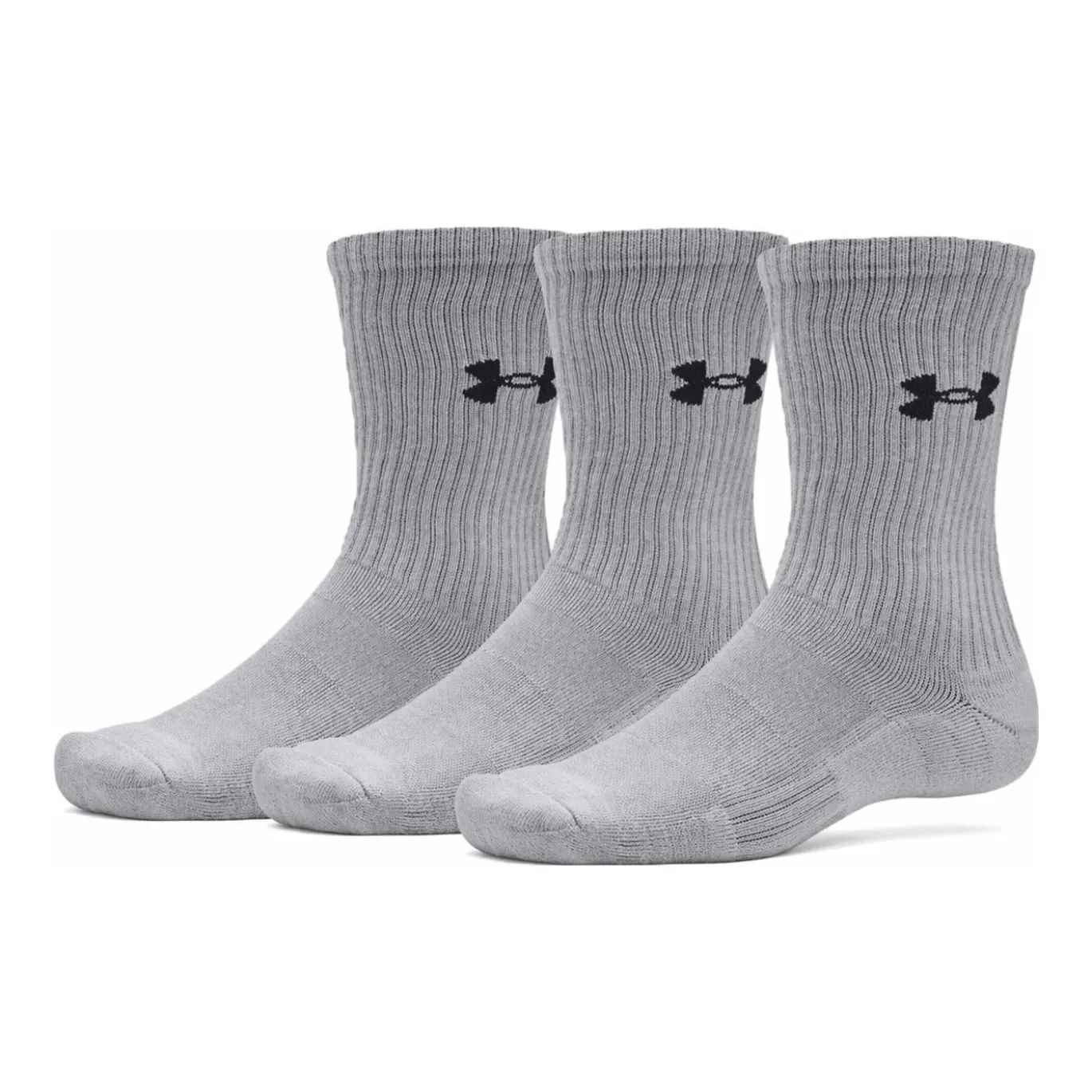 Under Armour Strumpor Performance Cotton 3-pack Halo Grey