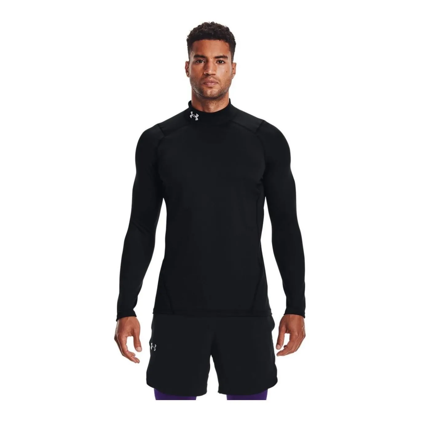Under Armour Tröja Mock ColdGear Fitted Black