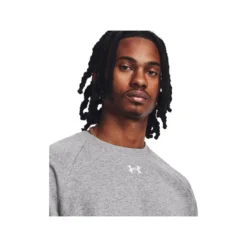 Under Armour Tröja Rival Fleece Crew Castlerock Light Heather