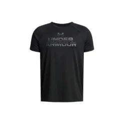 Under Armour T-shirt Tech Split Wordmark Sr Black