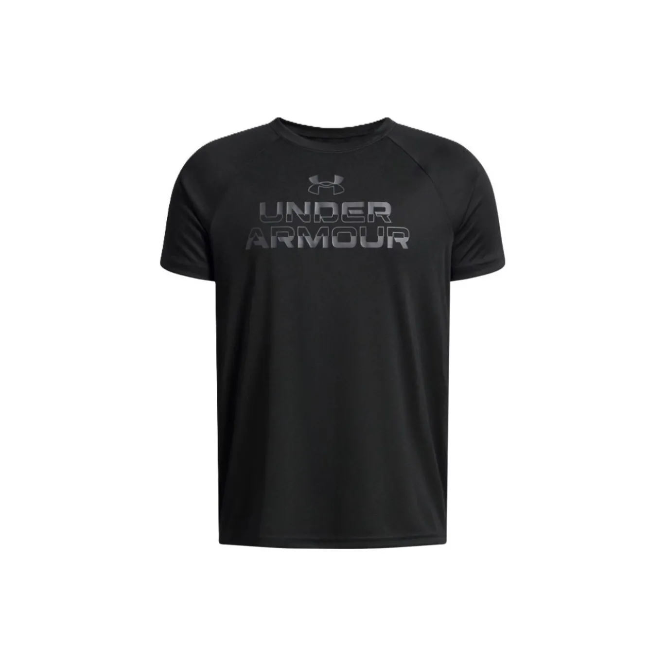 Under Armour T-shirt Tech Split Wordmark Sr Black