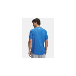 Under Armour T-shirt Tech Textured Blue Atlantis