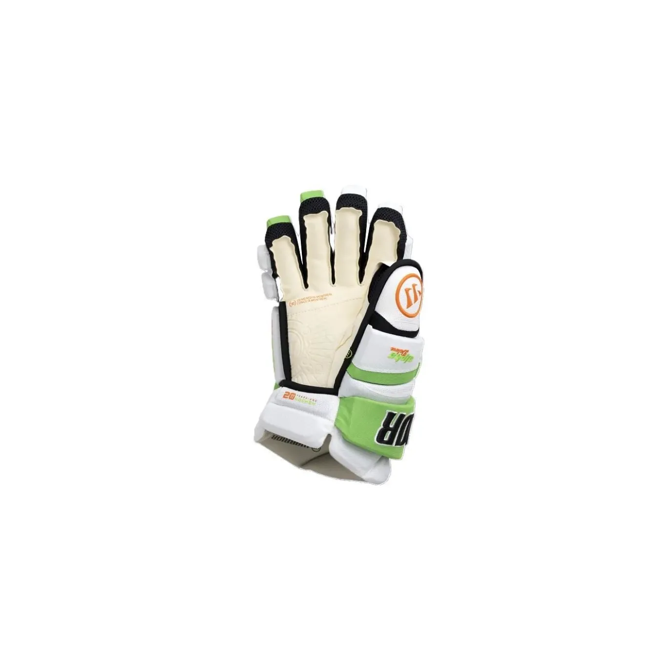 Warrior Hockeyhandskar Alpha Deluxe Sr White/Green
