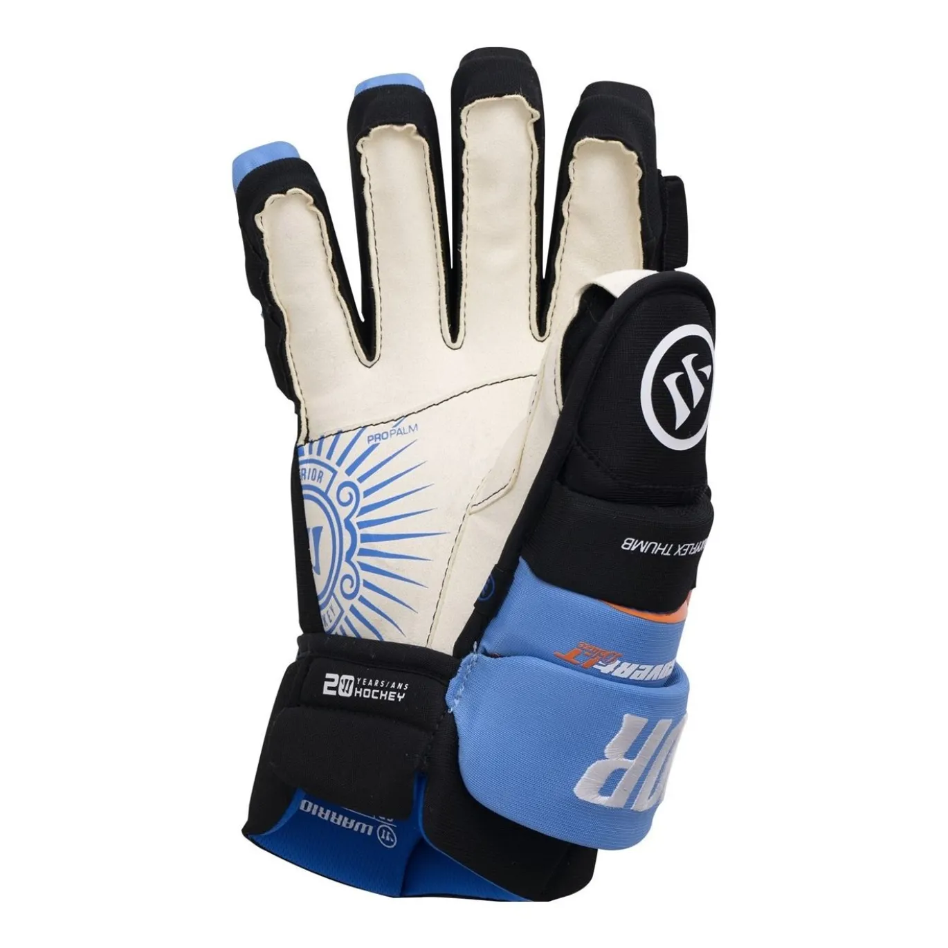 Warrior Hockeyhandskar Covert Deluxe LT Sr Black/Blue
