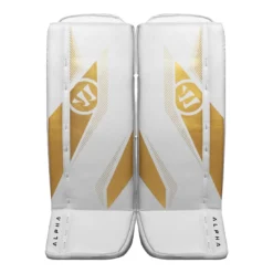 Warrior Målvaktsbensskydd S30 Yth White/Gold